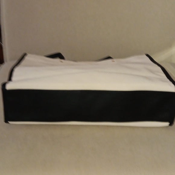 Lancome Paris ivory canvas tote NWOT - Picture 4 of 7